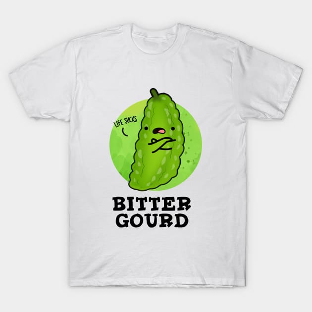 Bitter Gourd Cute Veggie Pun T-Shirt by punnybone